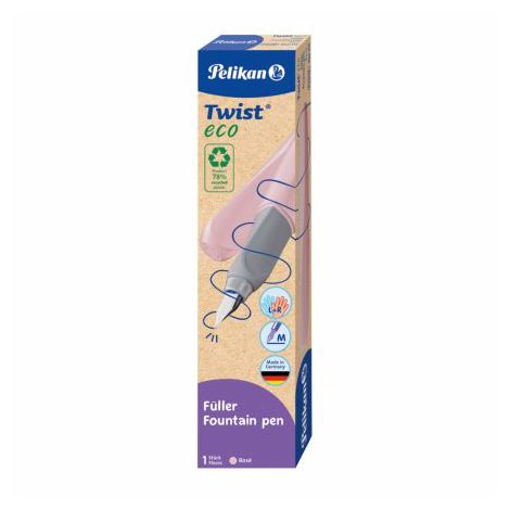 Pióro wieczne Pelikan Twist Eco Różowo-szare - 4